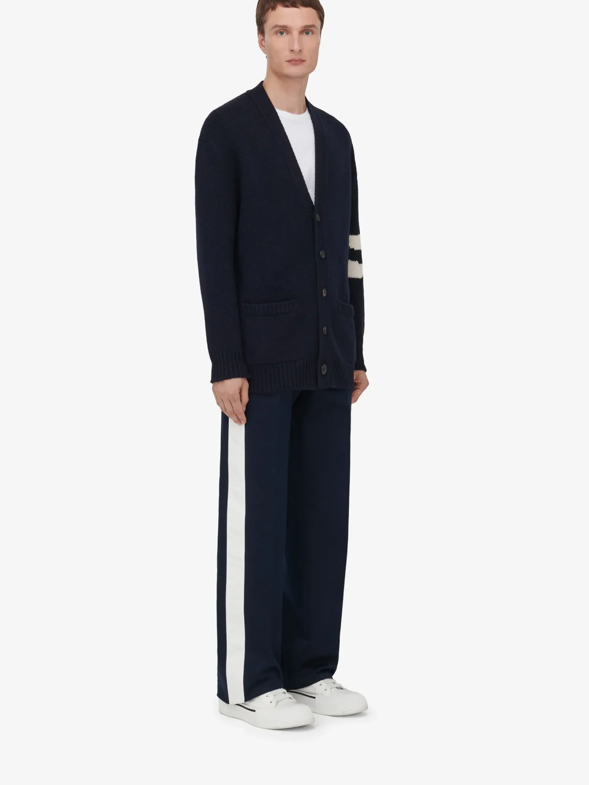 Men's Skull Intarsia Cardigan in >Alexander McQueen Discount