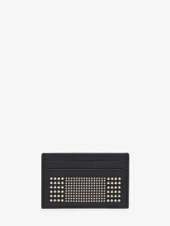 Men's Studded Card Holder in >Alexander McQueen Outlet