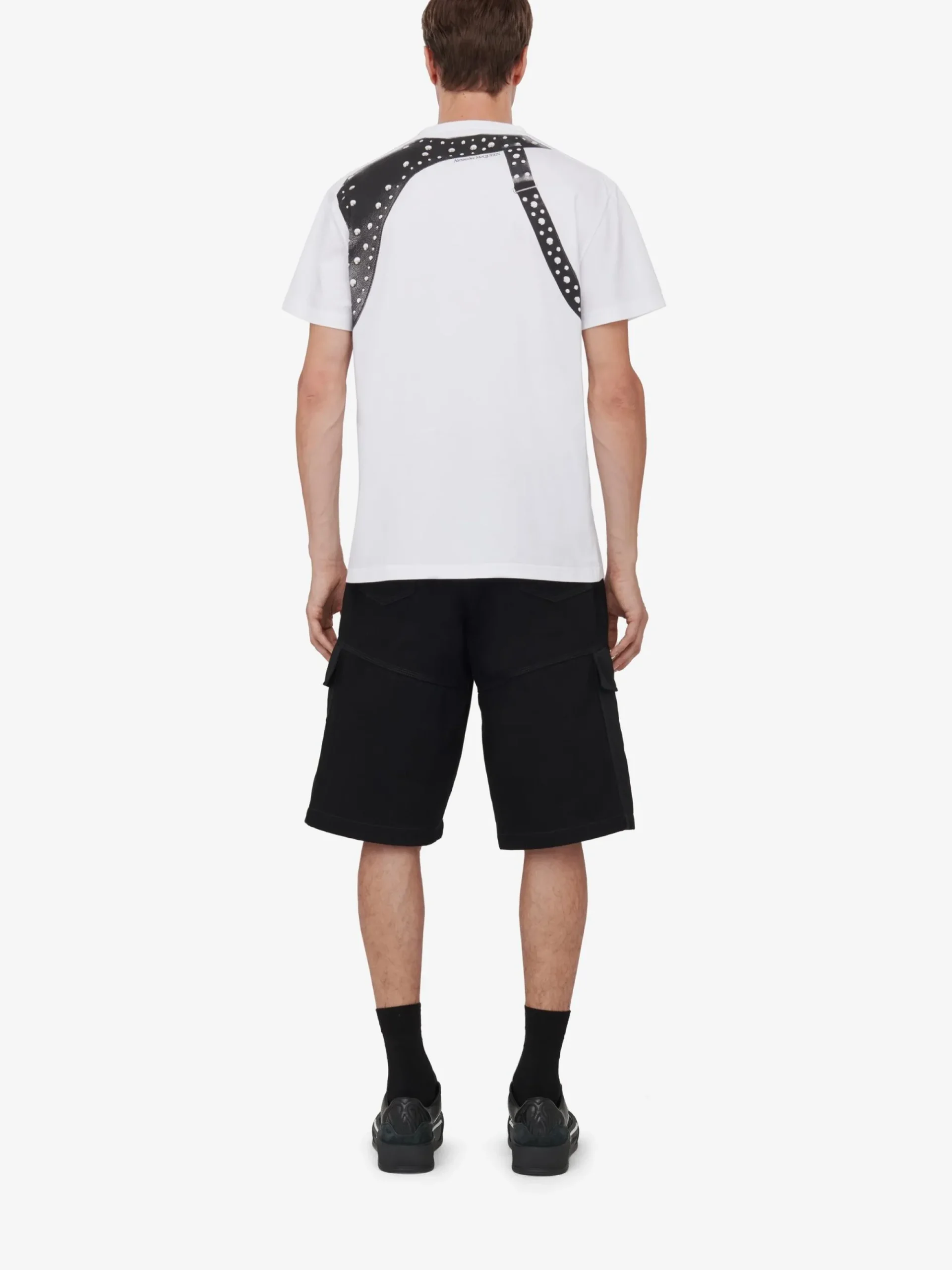Men's Studded Harness T-shirt in >Alexander McQueen Outlet