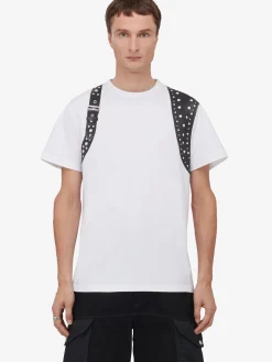Men's Studded Harness T-shirt in ><noscript><img width=