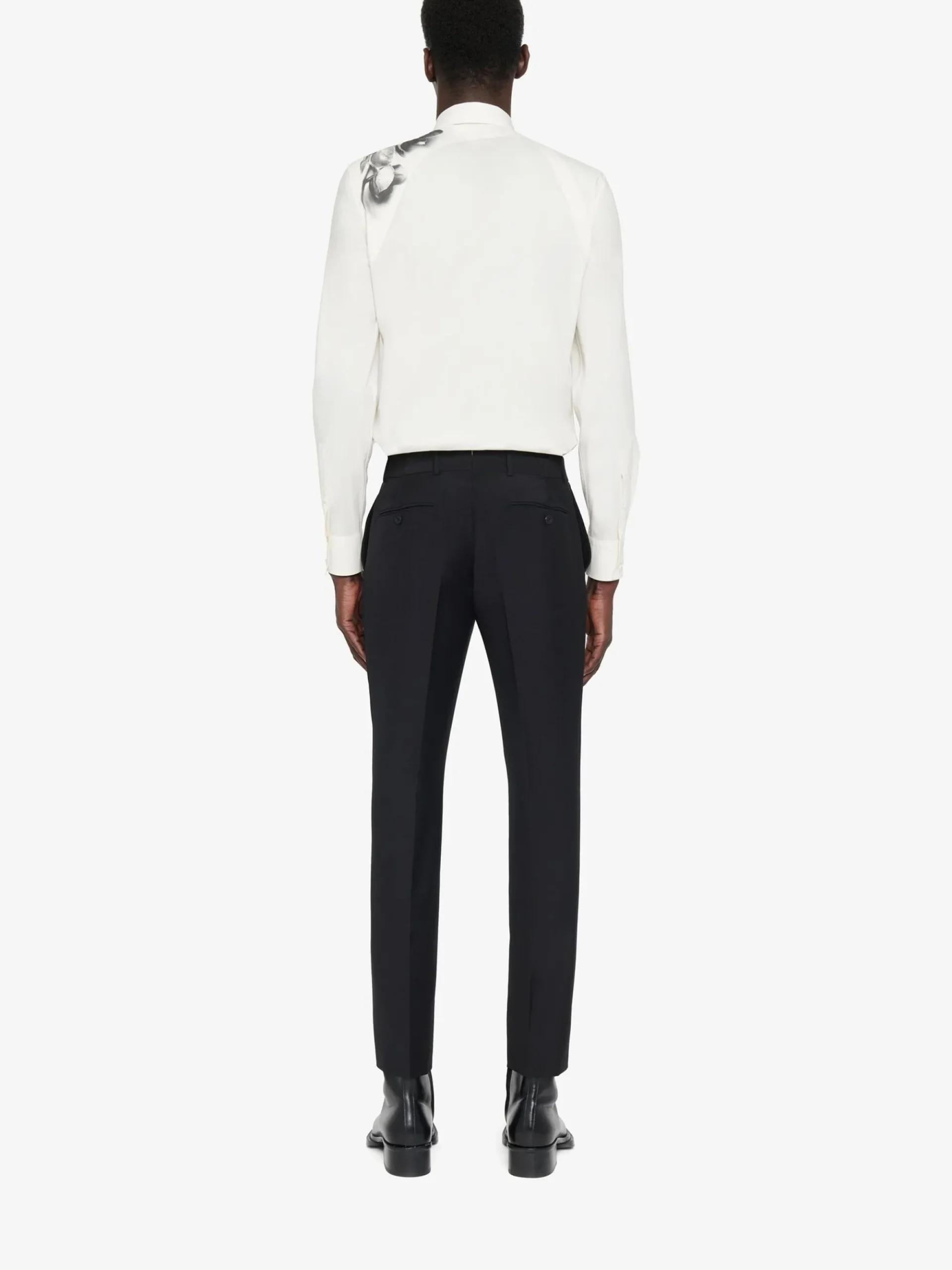 Men's Tailored Cigarette Trousers in >Alexander McQueen Shop