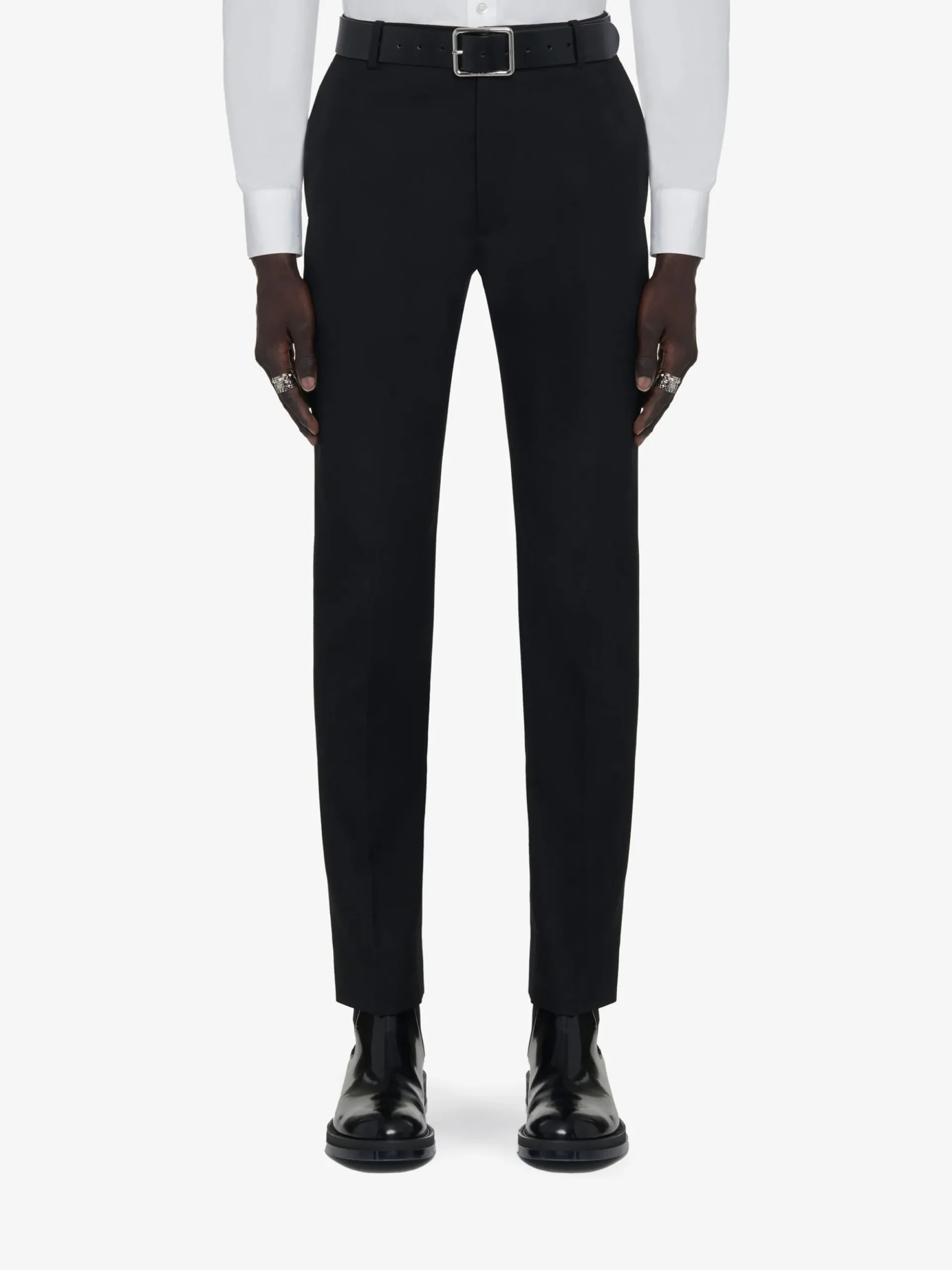 Men's Tailored Cigarette Trousers in >Alexander McQueen Flash Sale