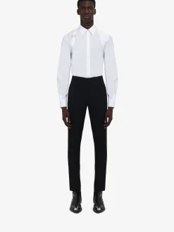Men's Tailored Cigarette Trousers in >Alexander McQueen Shop