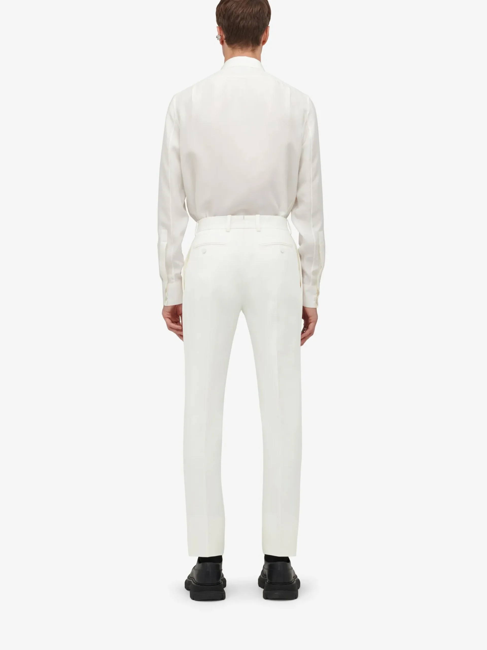 Men's Tailored Cigarette Trousers in >Alexander McQueen Shop