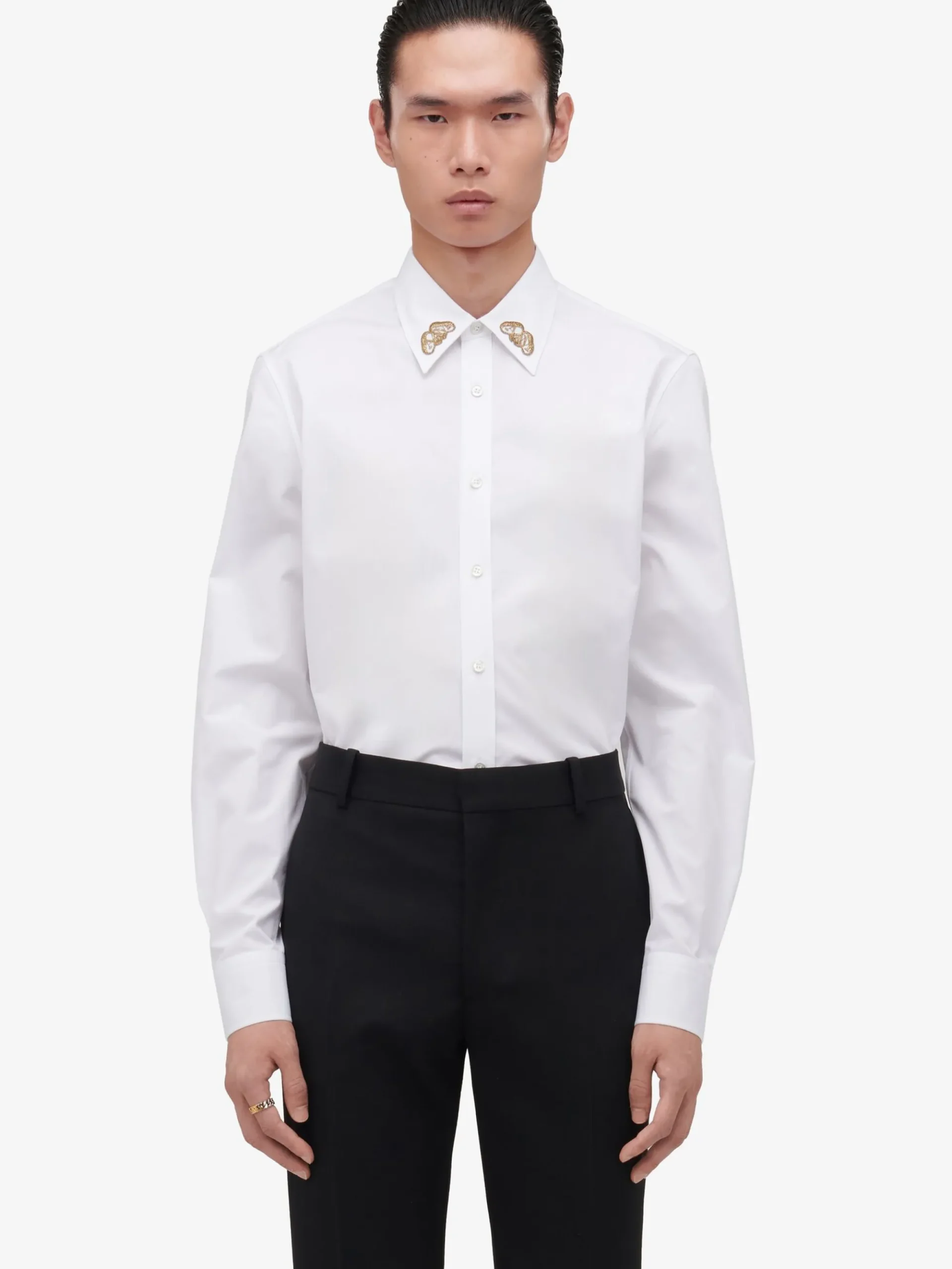 Men's Tailored Cigarette Trousers in >Alexander McQueen Cheap