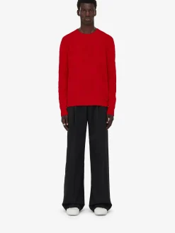 Men's Textured Skull Jumper in >Alexander McQueen Best Sale