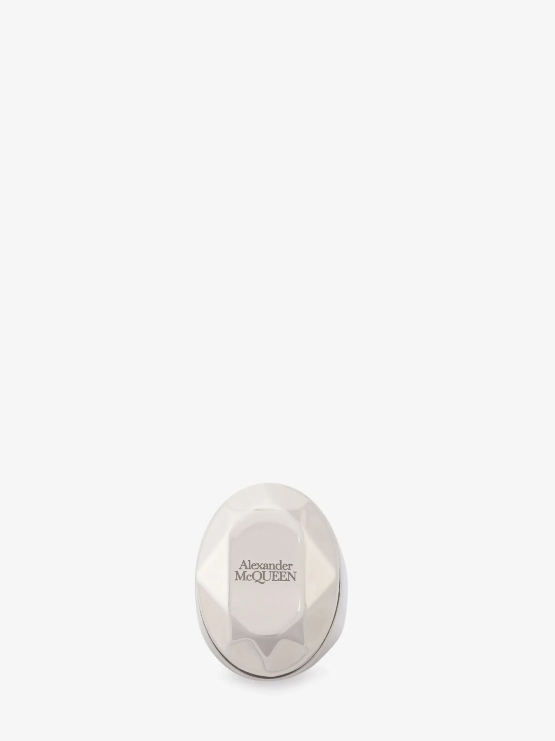 Men's The Faceted Stone Ring in >Alexander McQueen Hot