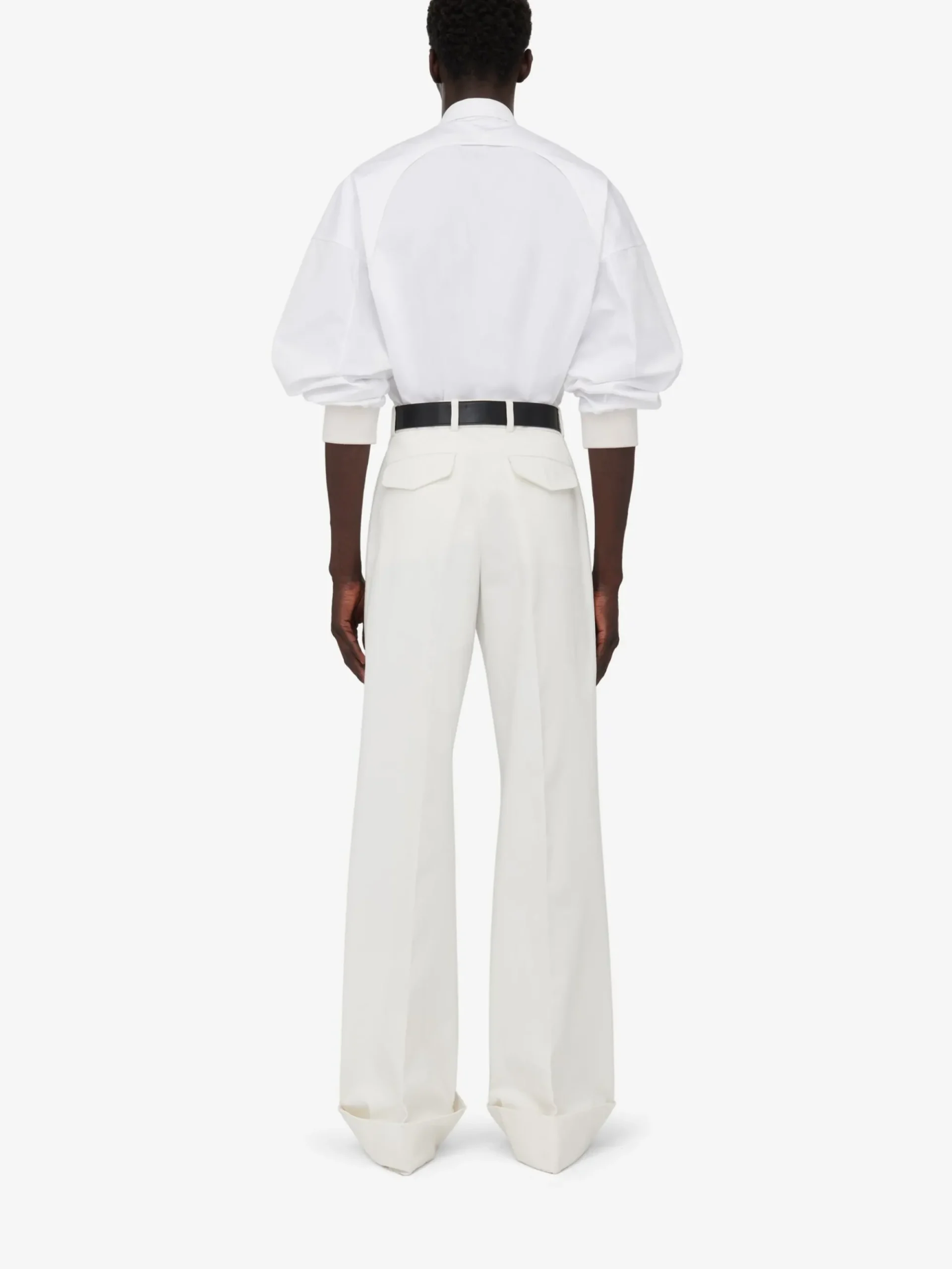 Men's Turn-up Baggy Trousers in >Alexander McQueen New