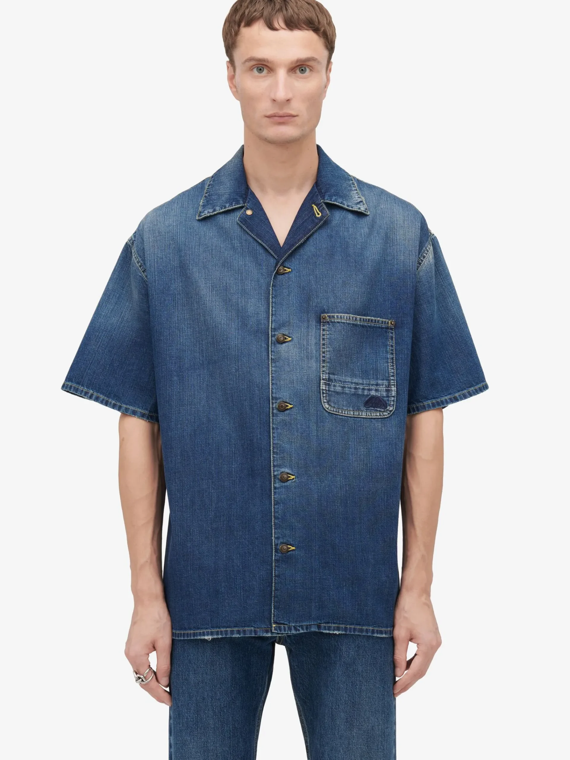 Men's Turn-up Jeans in >Alexander McQueen Cheap