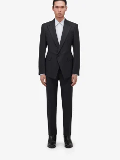 Men's Twisted Waist Single-breasted Jacket in >Alexander McQueen Cheap
