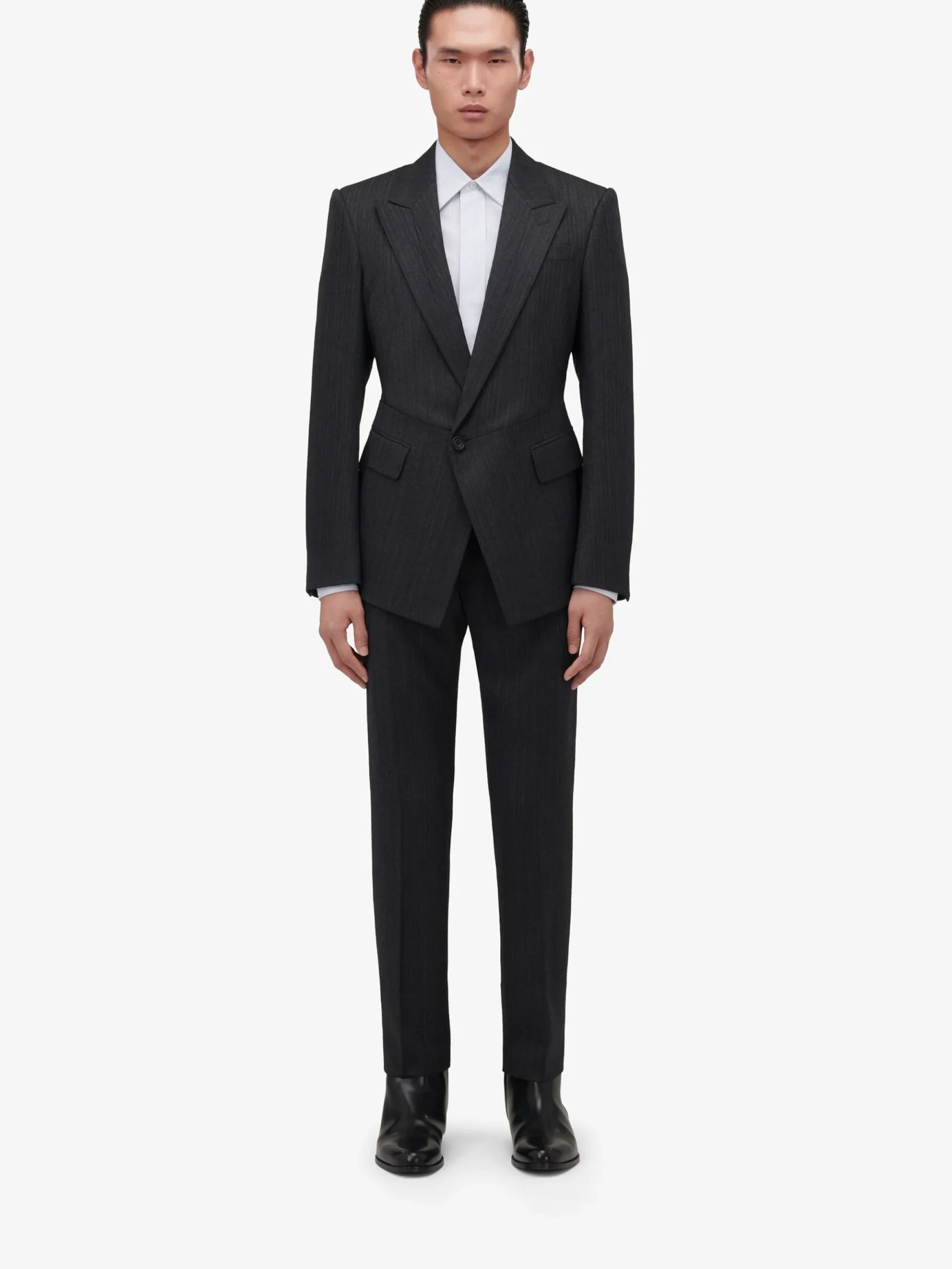 Men's Twisted Waist Single-breasted Jacket in >Alexander McQueen Cheap