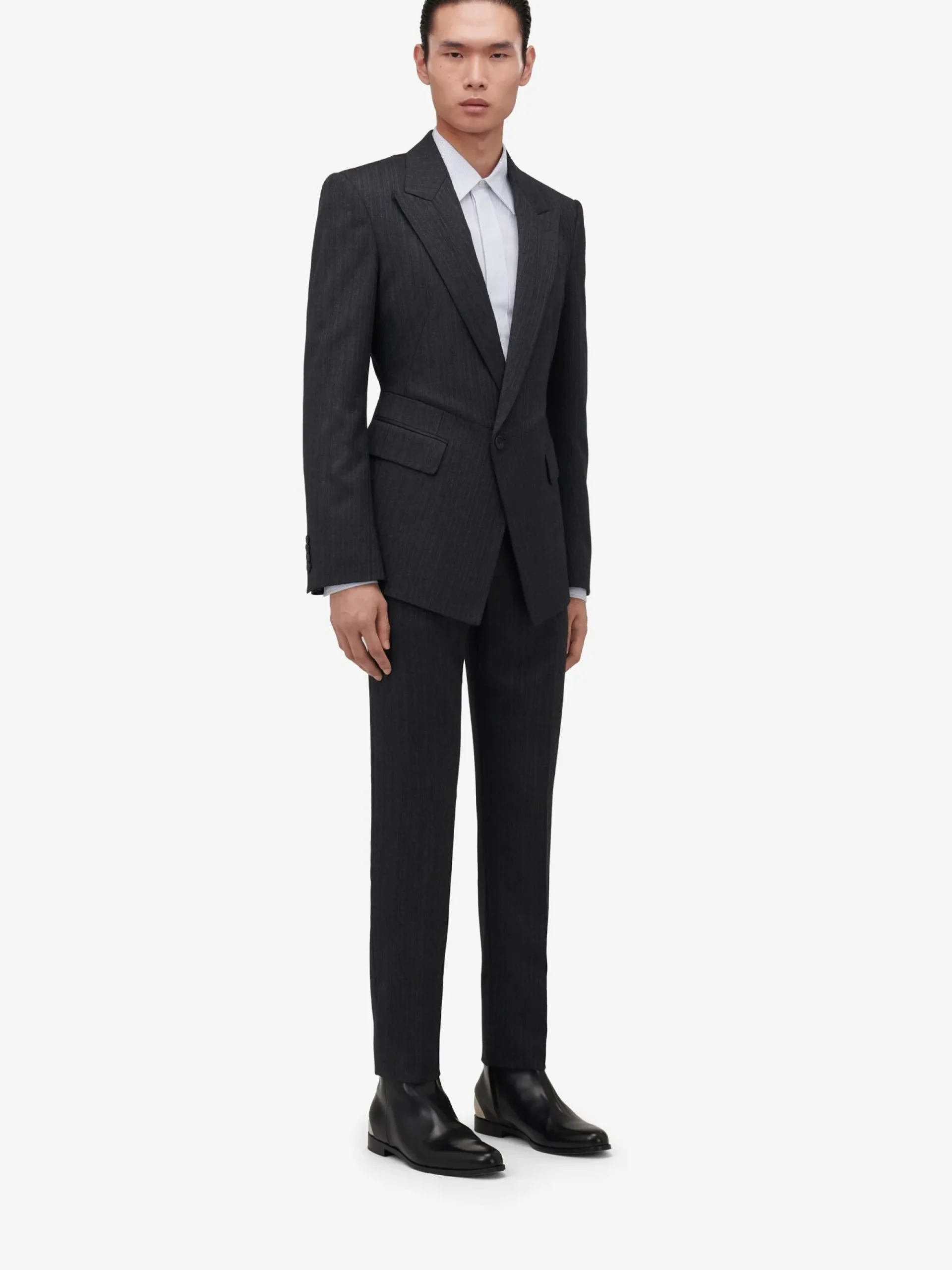 Men's Twisted Waist Single-breasted Jacket in >Alexander McQueen Cheap