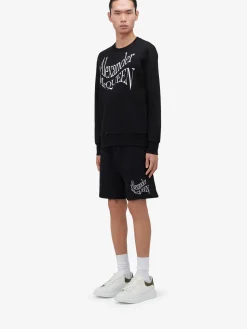 Men's Warped Logo Shorts in ><noscript><img width=