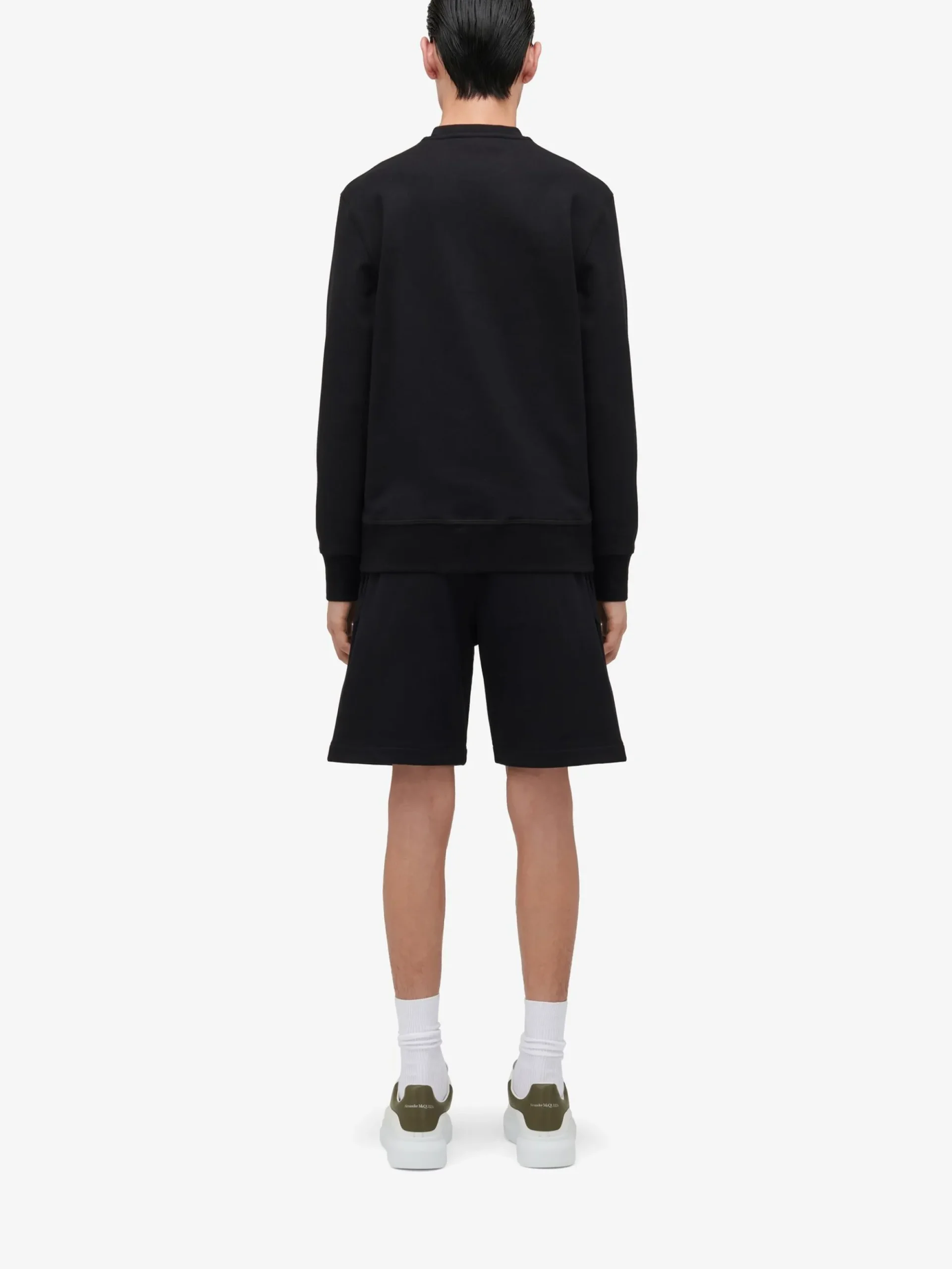 Men's Warped Logo Sweatshirt in >Alexander McQueen Cheap