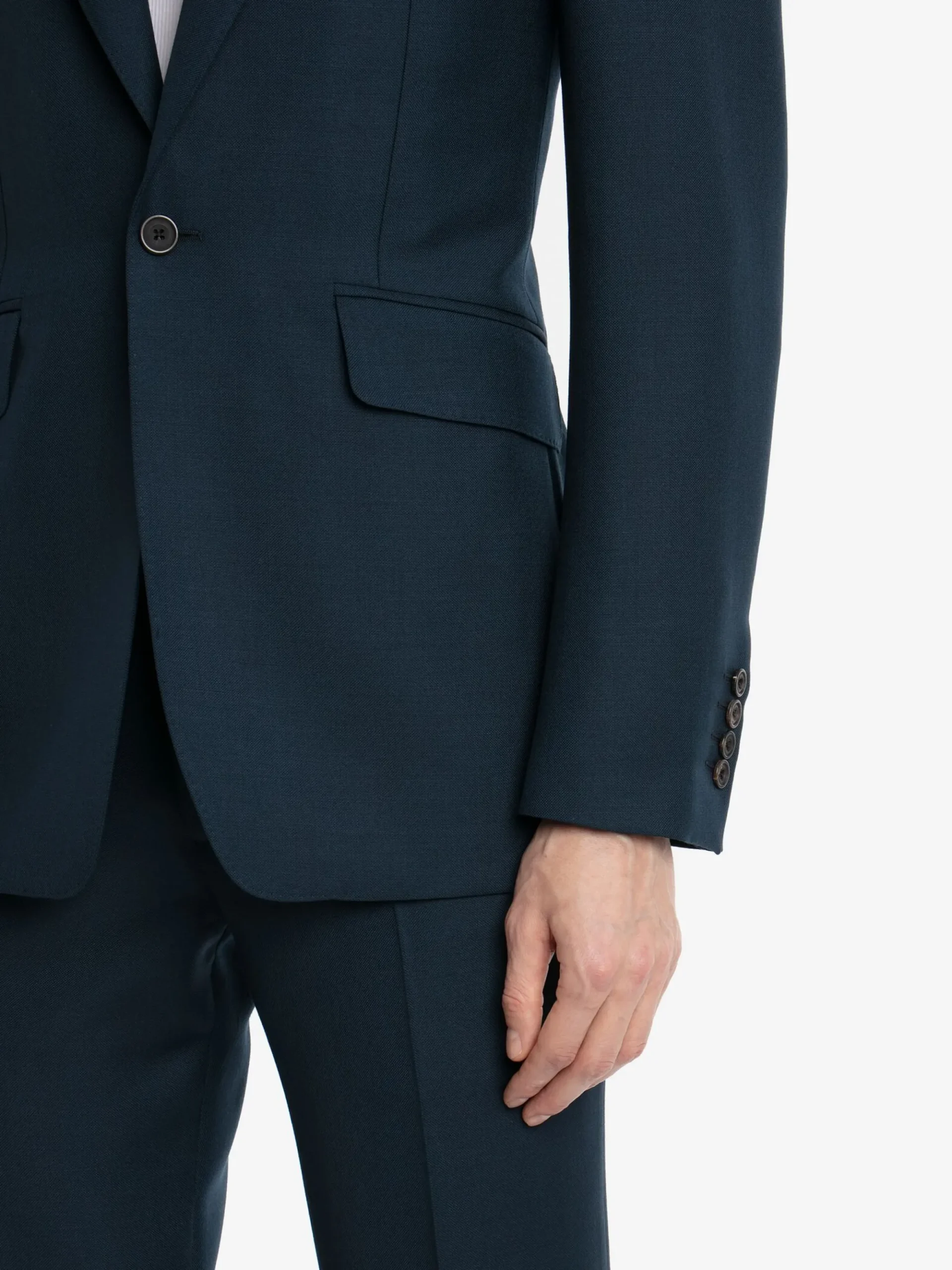 Men's Wool Mohair Single-breasted Jacket in >Alexander McQueen Cheap