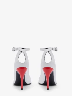 Women's Armadillo Ankle Strap Pump in ><noscript><img width=
