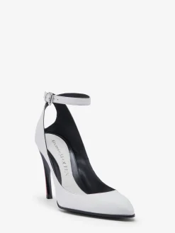 Women's Armadillo Ankle Strap Pump in ><noscript><img width=
