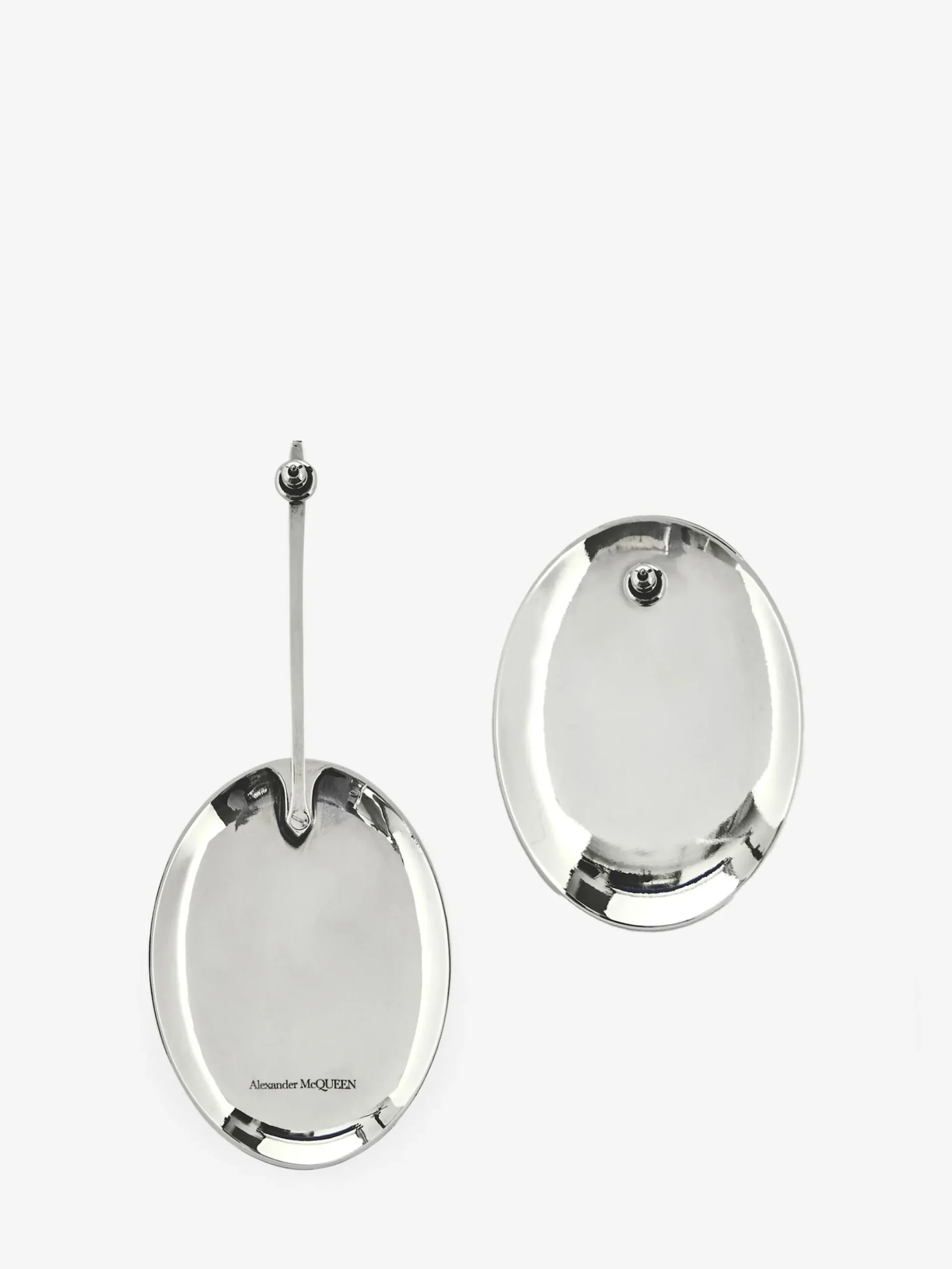 Women's Asymmetrical Faceted Earrings in >Alexander McQueen Hot