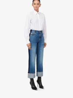 Women's Baggy Boyfriend Jeans in ><noscript><img width=