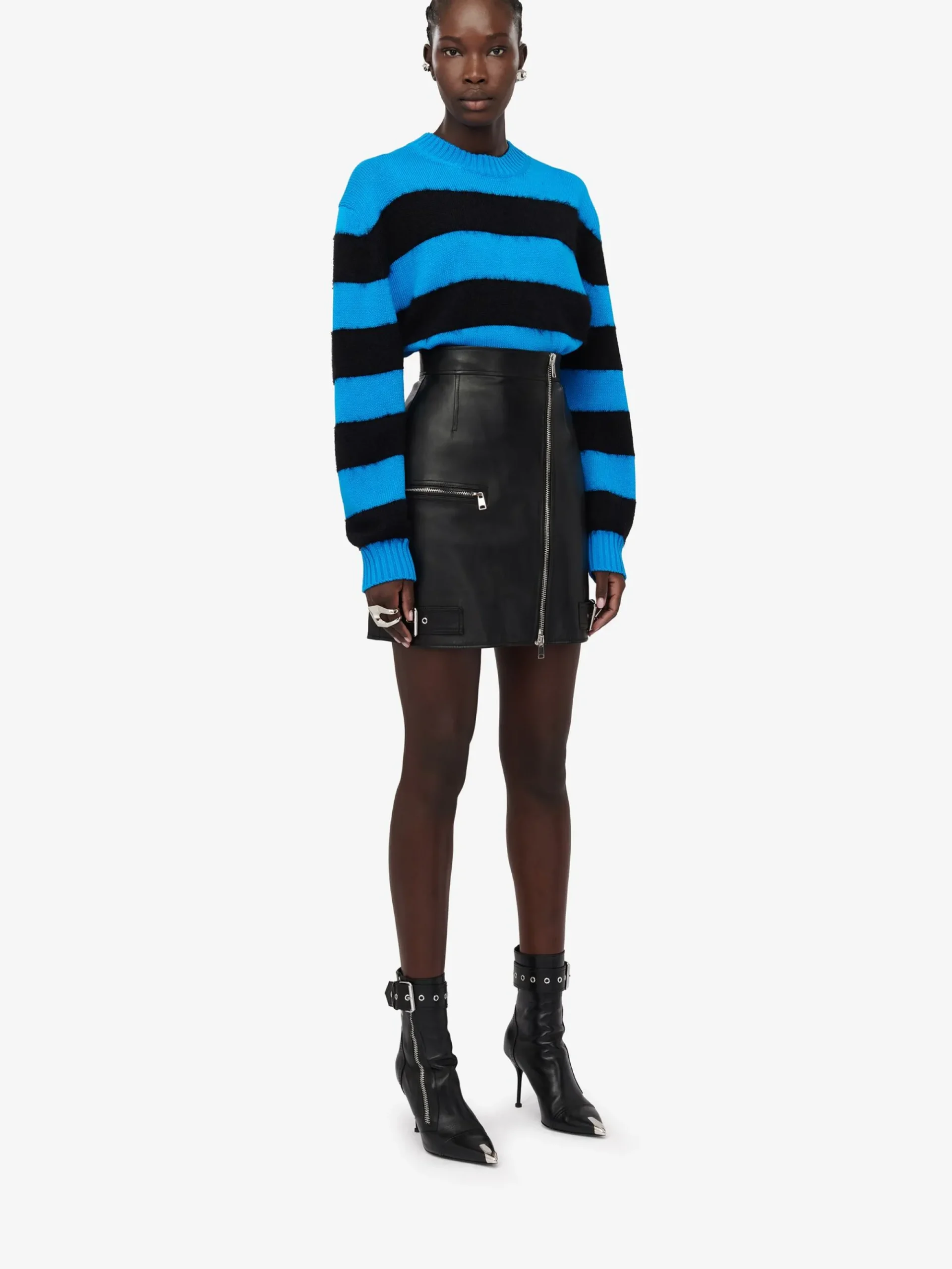 Women's Biker Mini Skirt in >Alexander McQueen Cheap