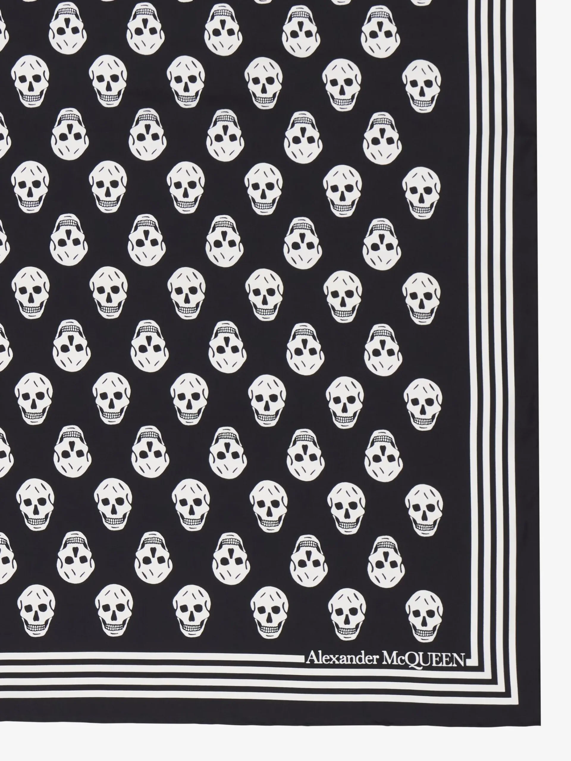 Women's Biker Skull Scarf in >Alexander McQueen Clearance
