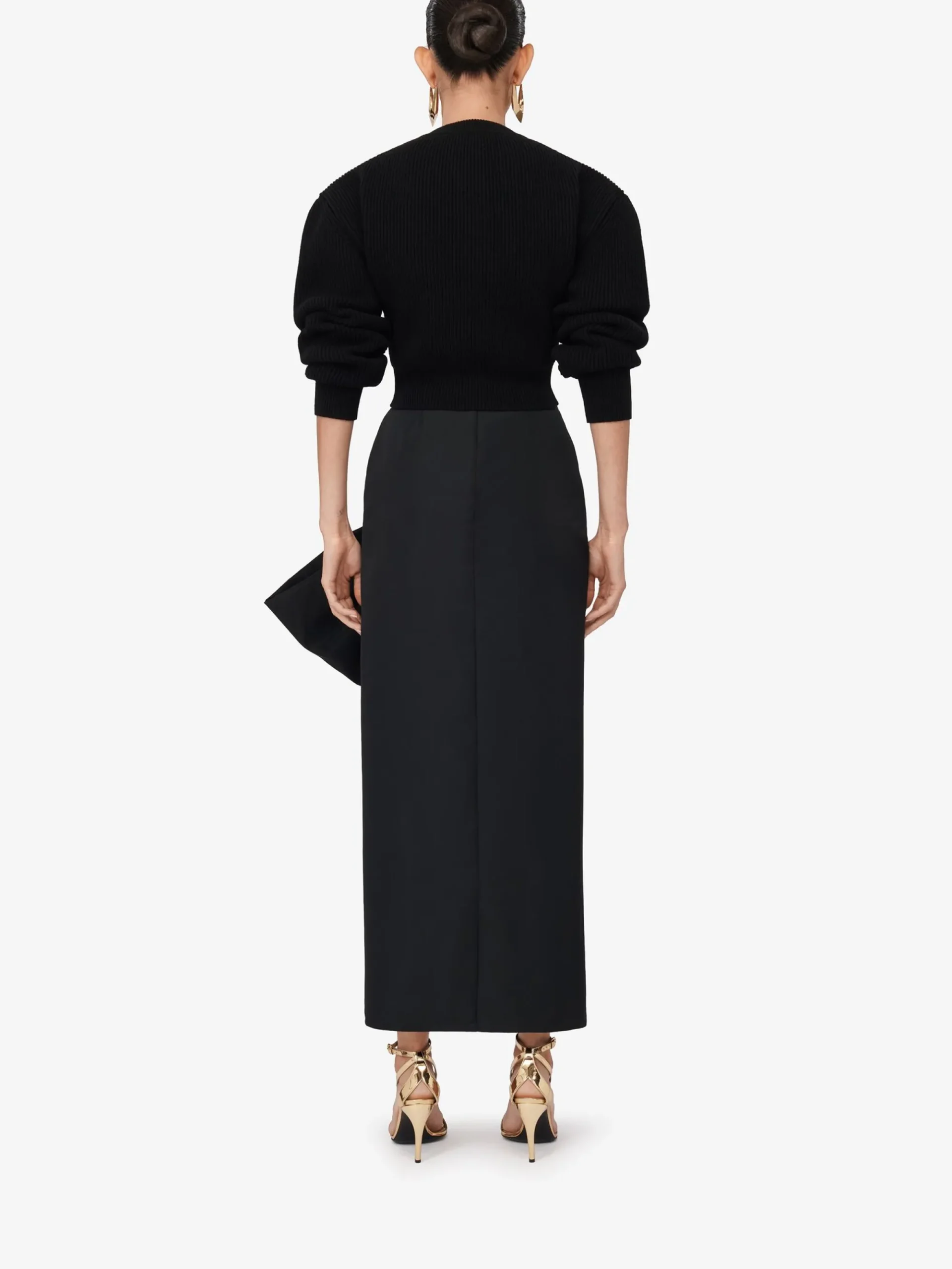 Women's Bow Detail Slim Skirt in >Alexander McQueen Discount
