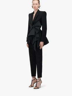 Women's Bow Slashed Jacket in ><noscript><img width=