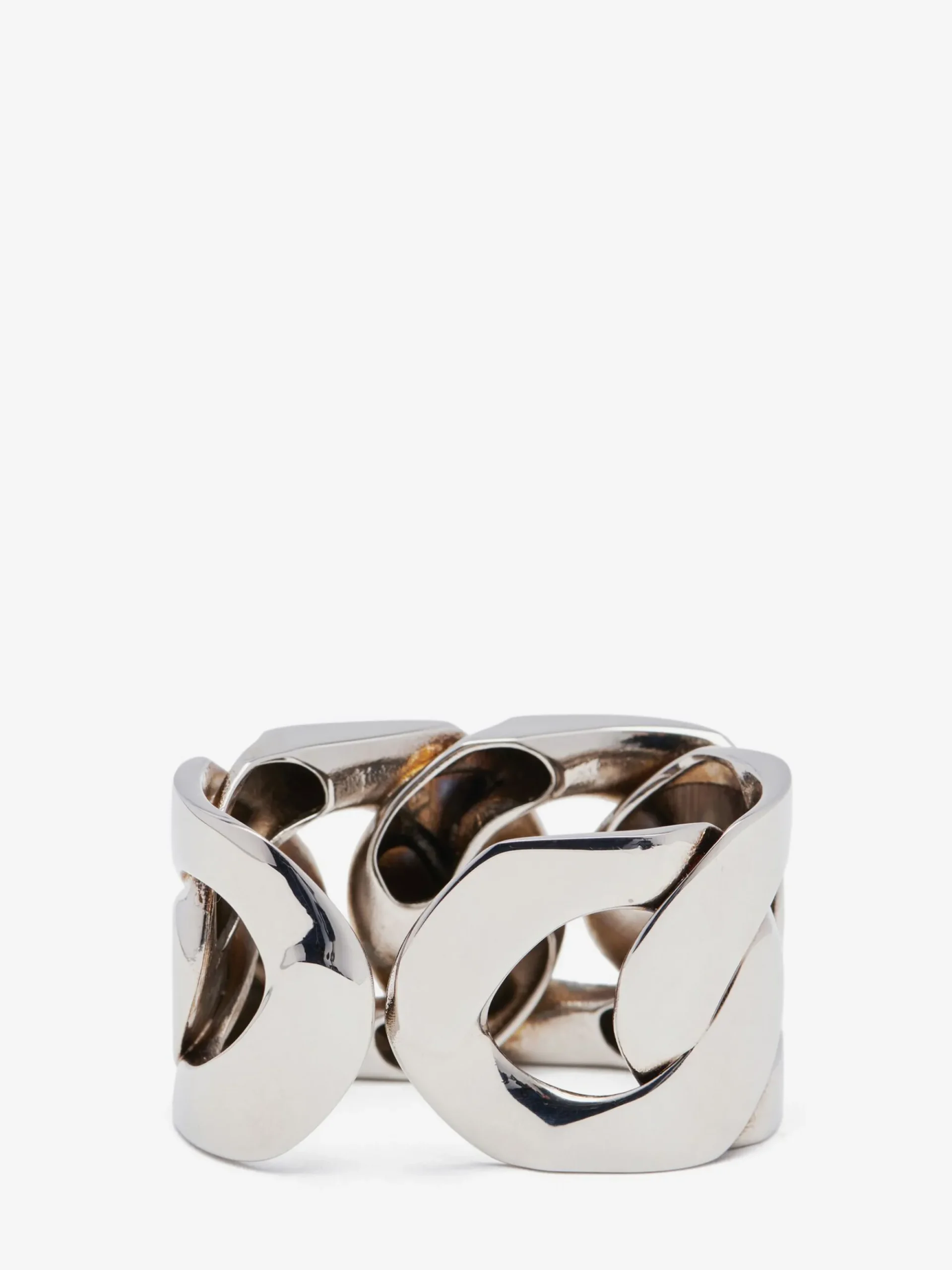 Women's Chain Double Ring in >Alexander McQueen Fashion