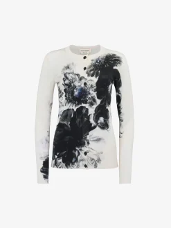 Women's Chiaroscuro Cardigan in >Alexander McQueen Online
