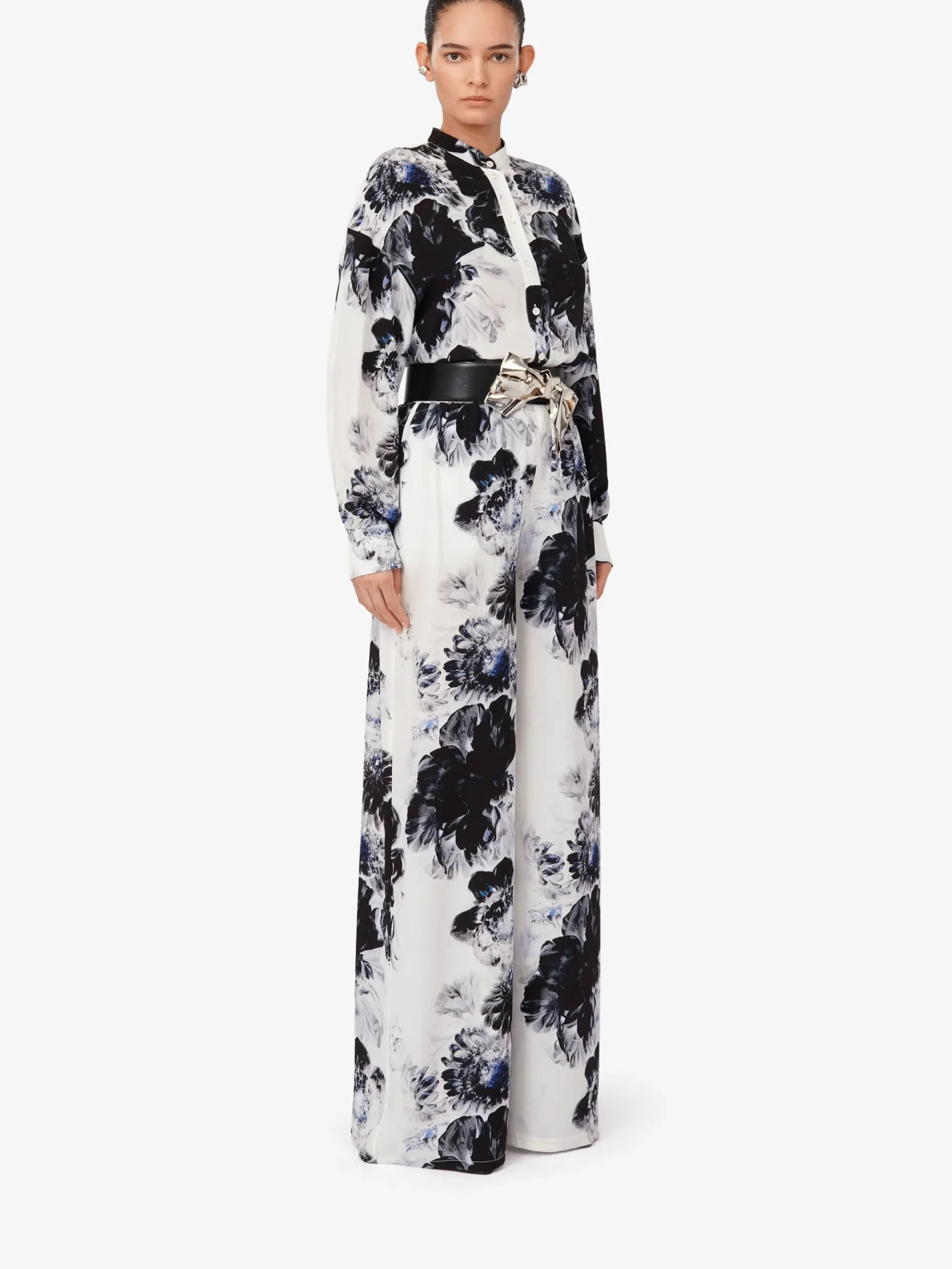 Women's Chiaroscuro Cocoon Sleeve Shirt in >Alexander McQueen Store
