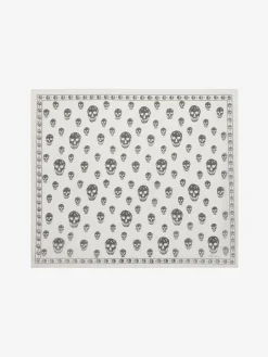 Women's Classic Silk Chiffon Skull Scarf in >Alexander McQueen Hot