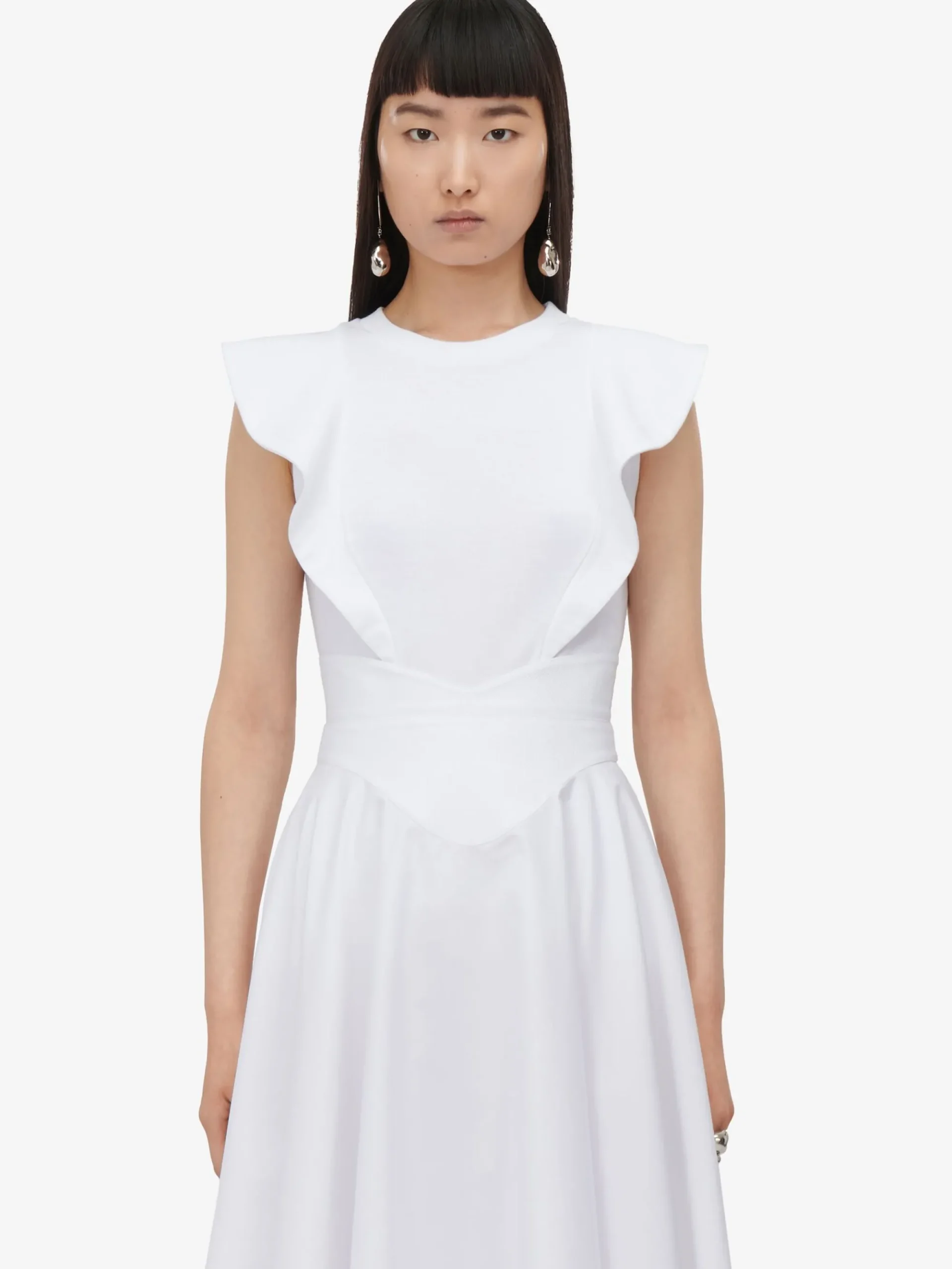 Women's Corset Midi Skirt in >Alexander McQueen Store