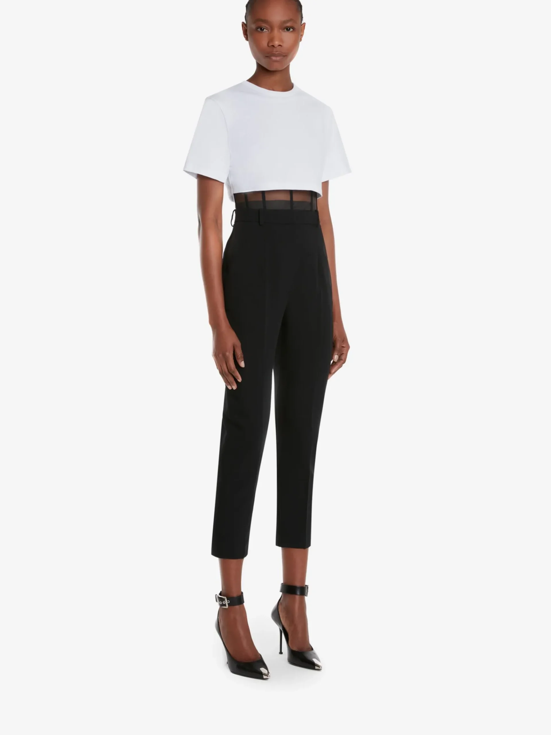 Women's Corset T-shirt in >Alexander McQueen Store