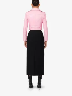 Women's Cropped Biker Jacket in ><noscript><img width=