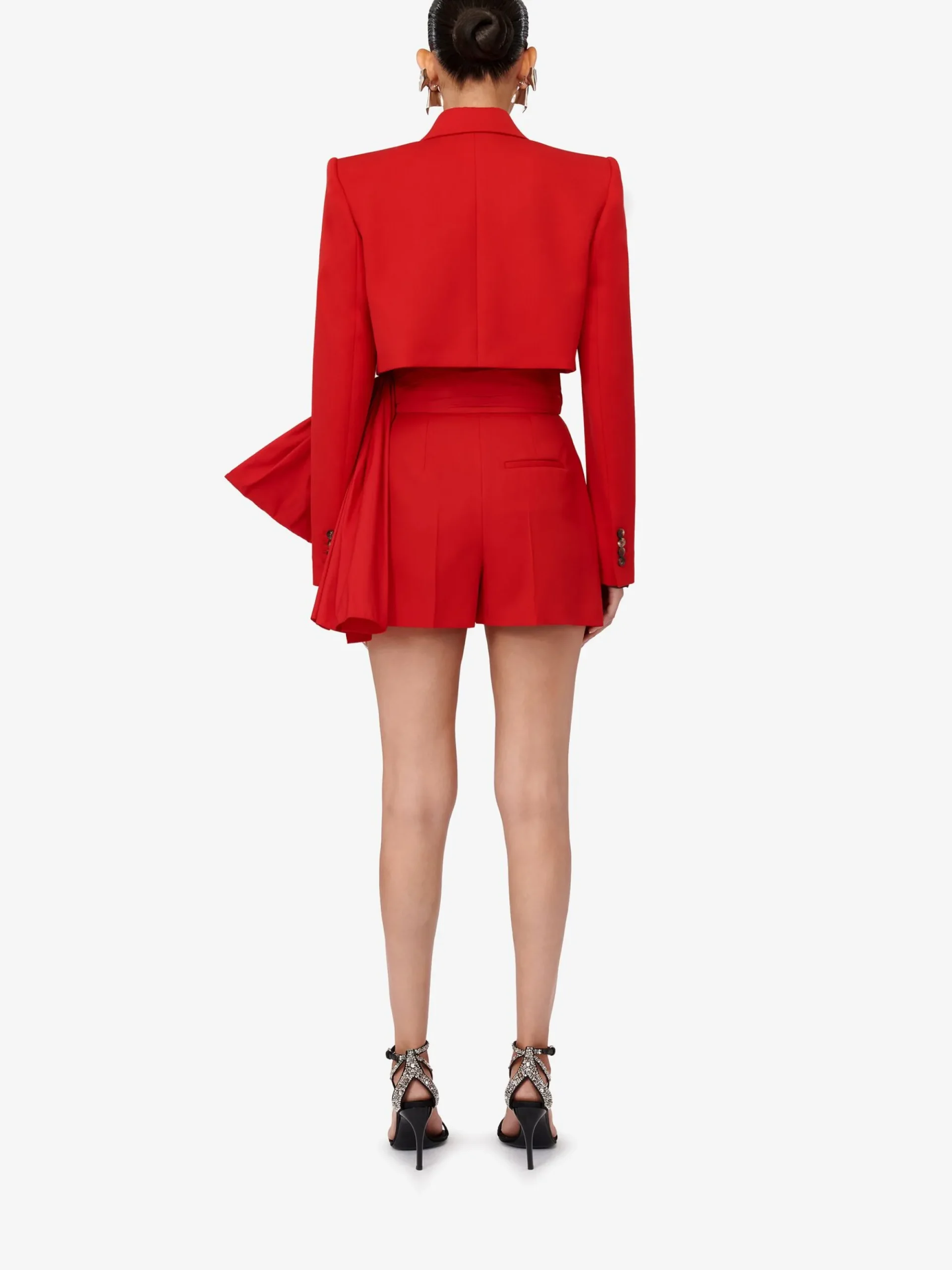 Women's Cropped Tuxedo Jacket in >Alexander McQueen Online