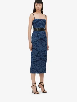 Women's Damask Pencil Dress in ><noscript><img width=