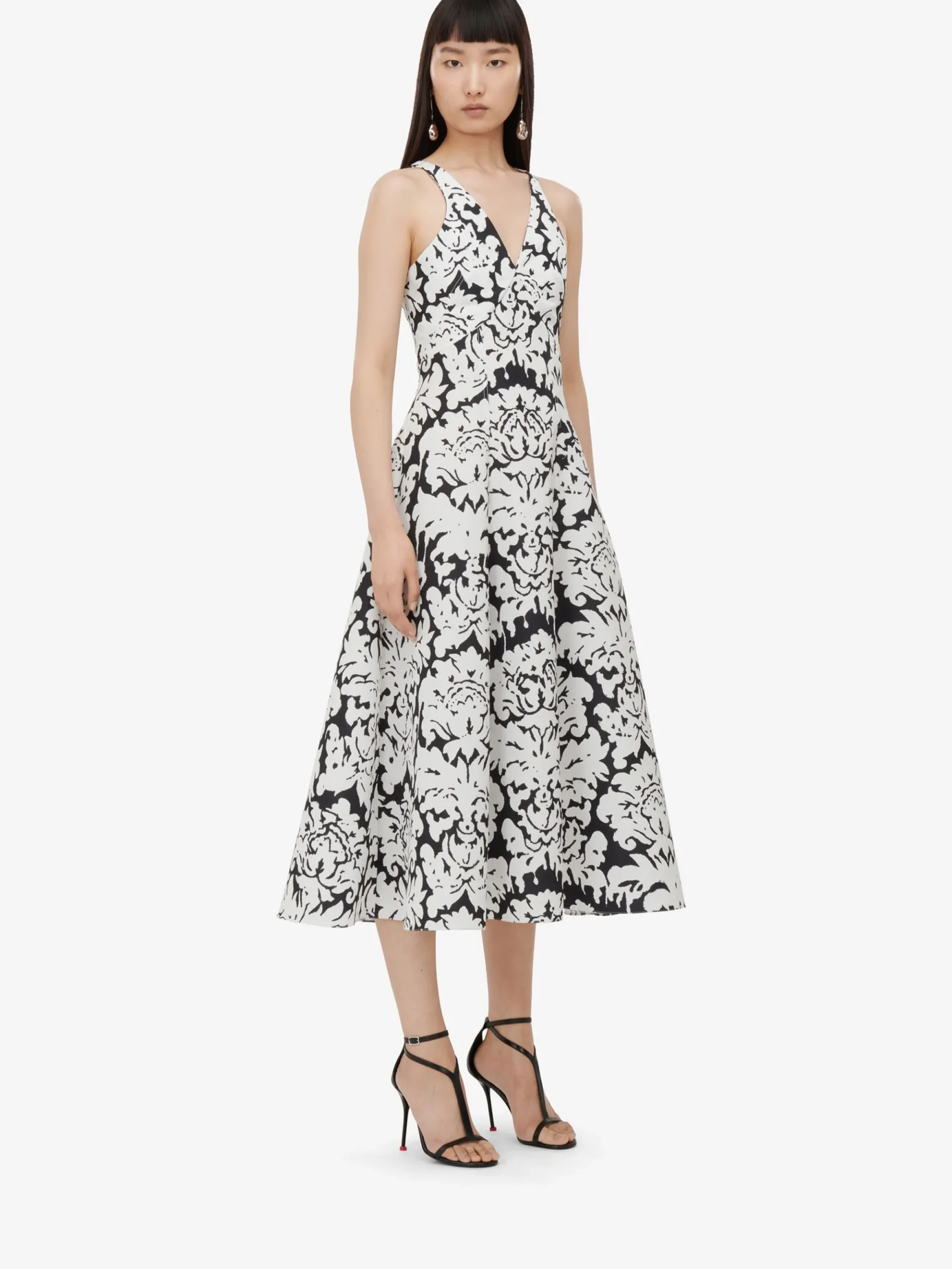 Women's Damask Midi Dress in >Alexander McQueen Best
