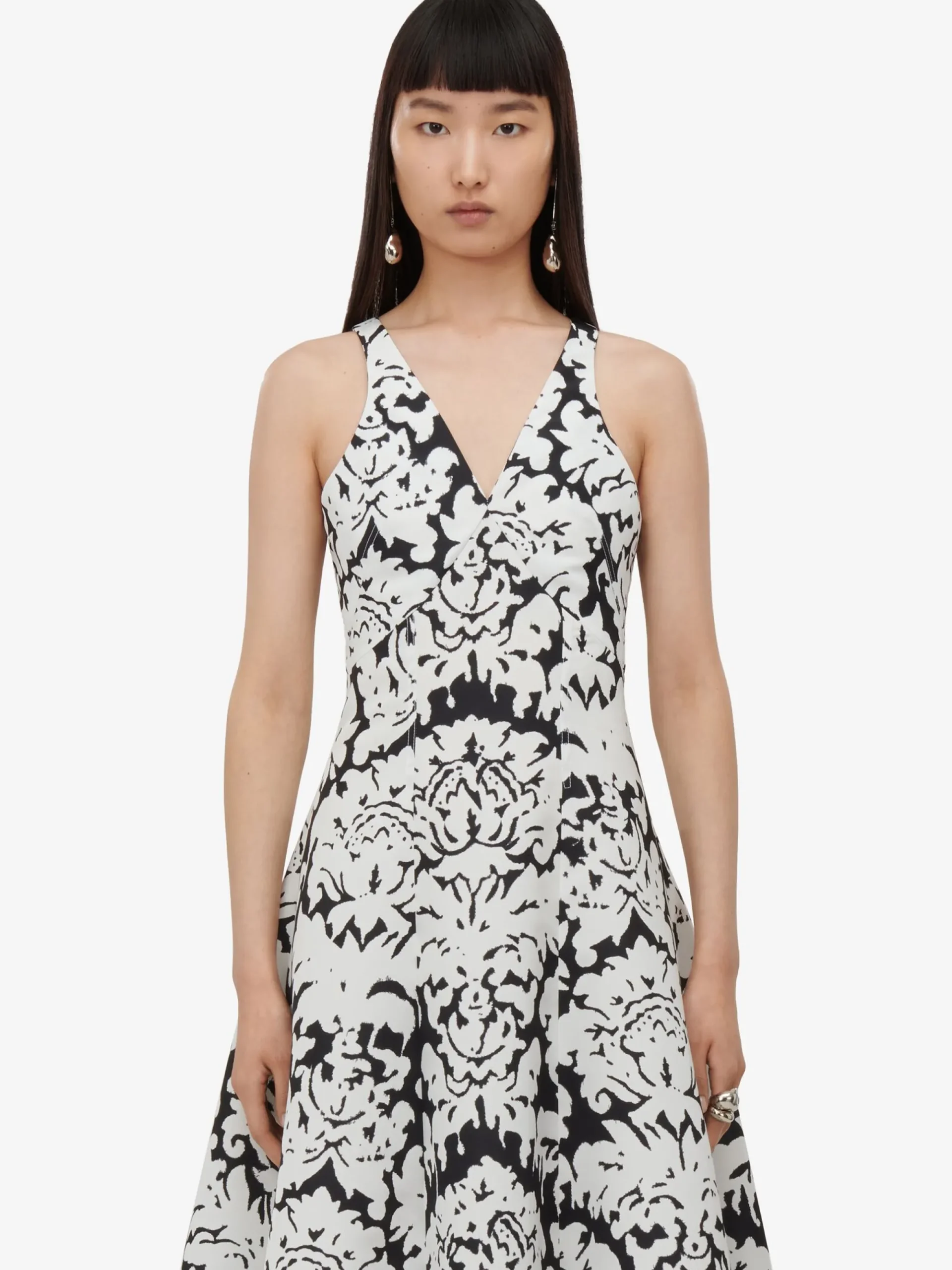Women's Damask Midi Dress in >Alexander McQueen Best