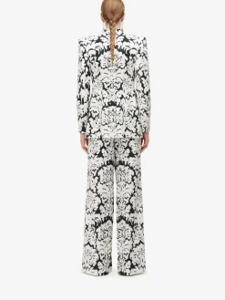 Women's Damask Single-breasted Jacket in ><noscript><img width=