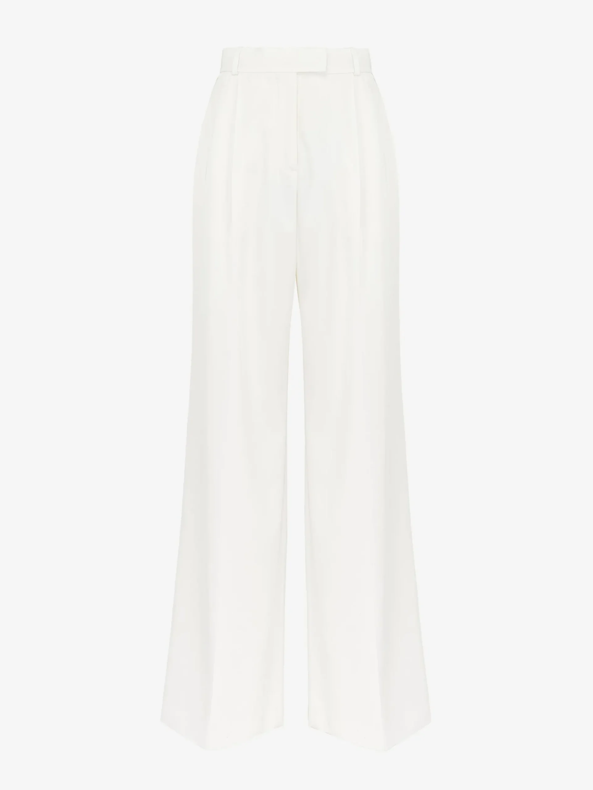 Women's Double Pleat Wide Leg Trousers in >Alexander McQueen Hot