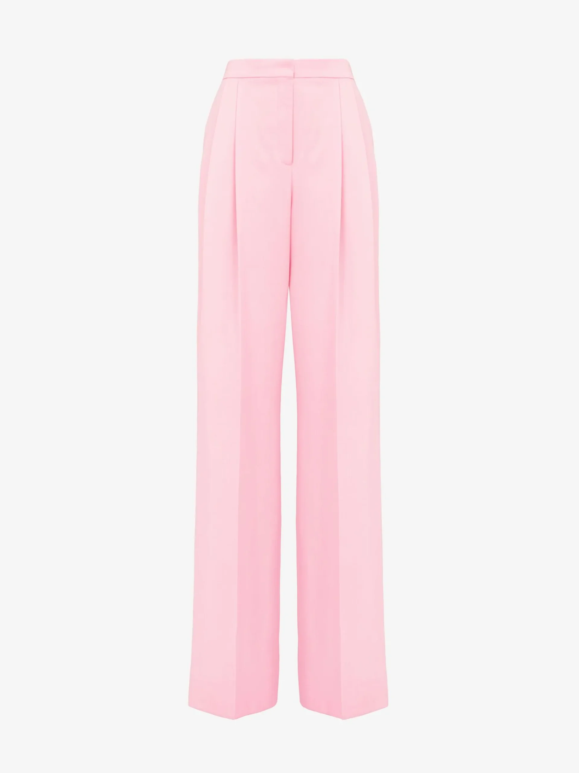 Women's Double Pleat Wide Leg Trousers in >Alexander McQueen Hot