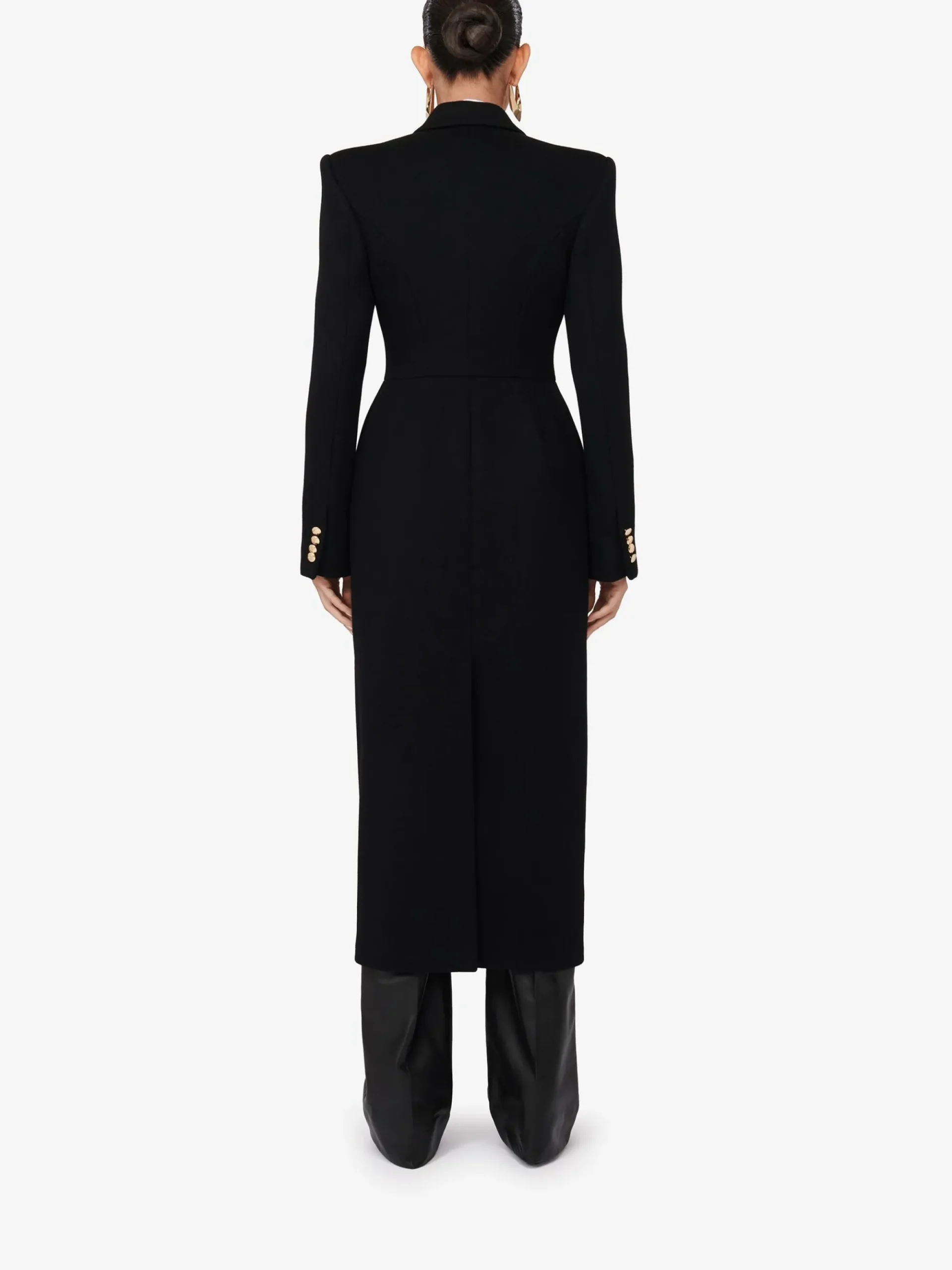 Women's Double-breasted Military Coat in >Alexander McQueen New