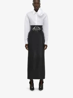 Women's Draped Orchid Shirt in >Alexander McQueen Discount