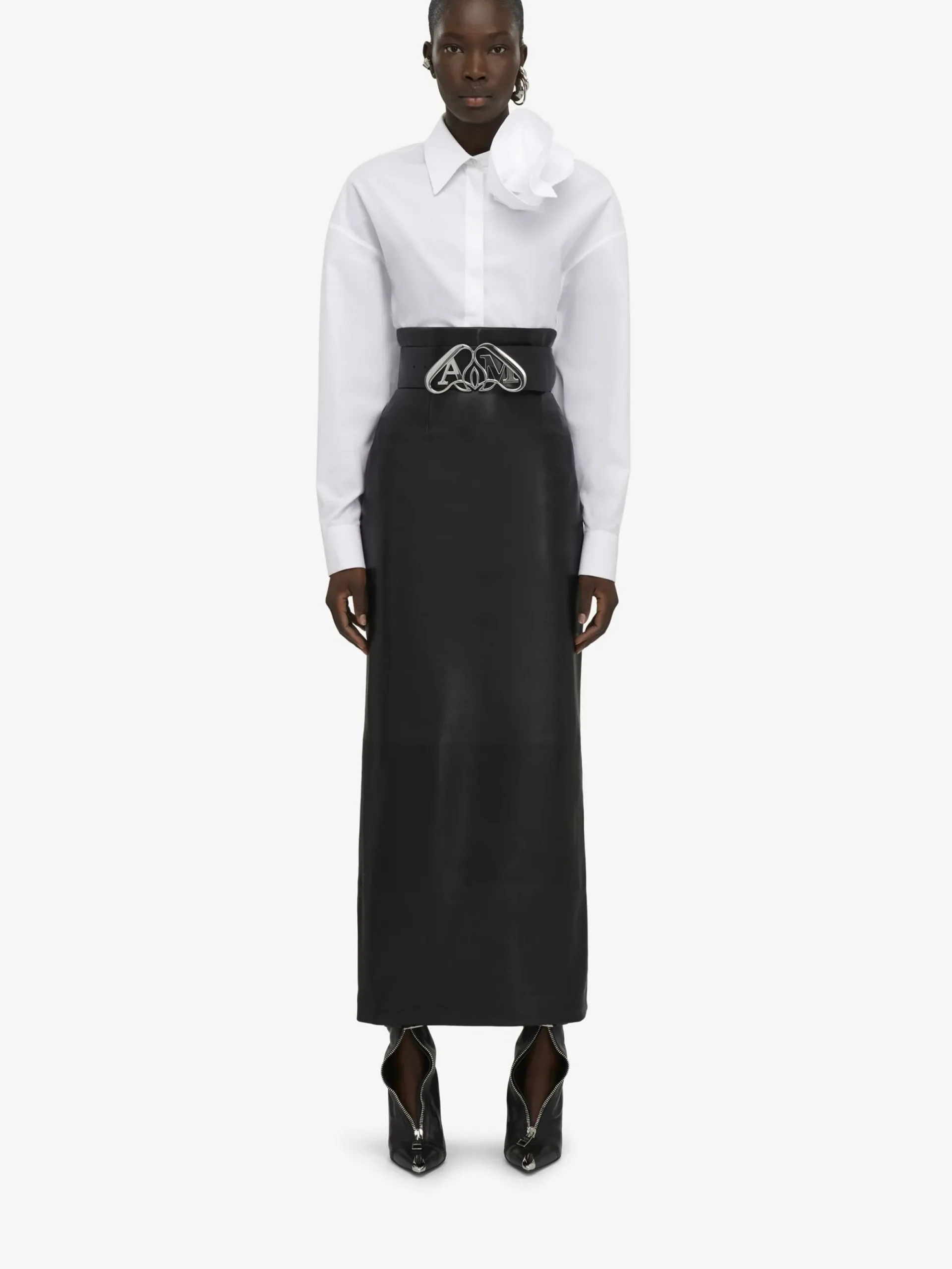 Women's Draped Orchid Shirt in >Alexander McQueen Discount