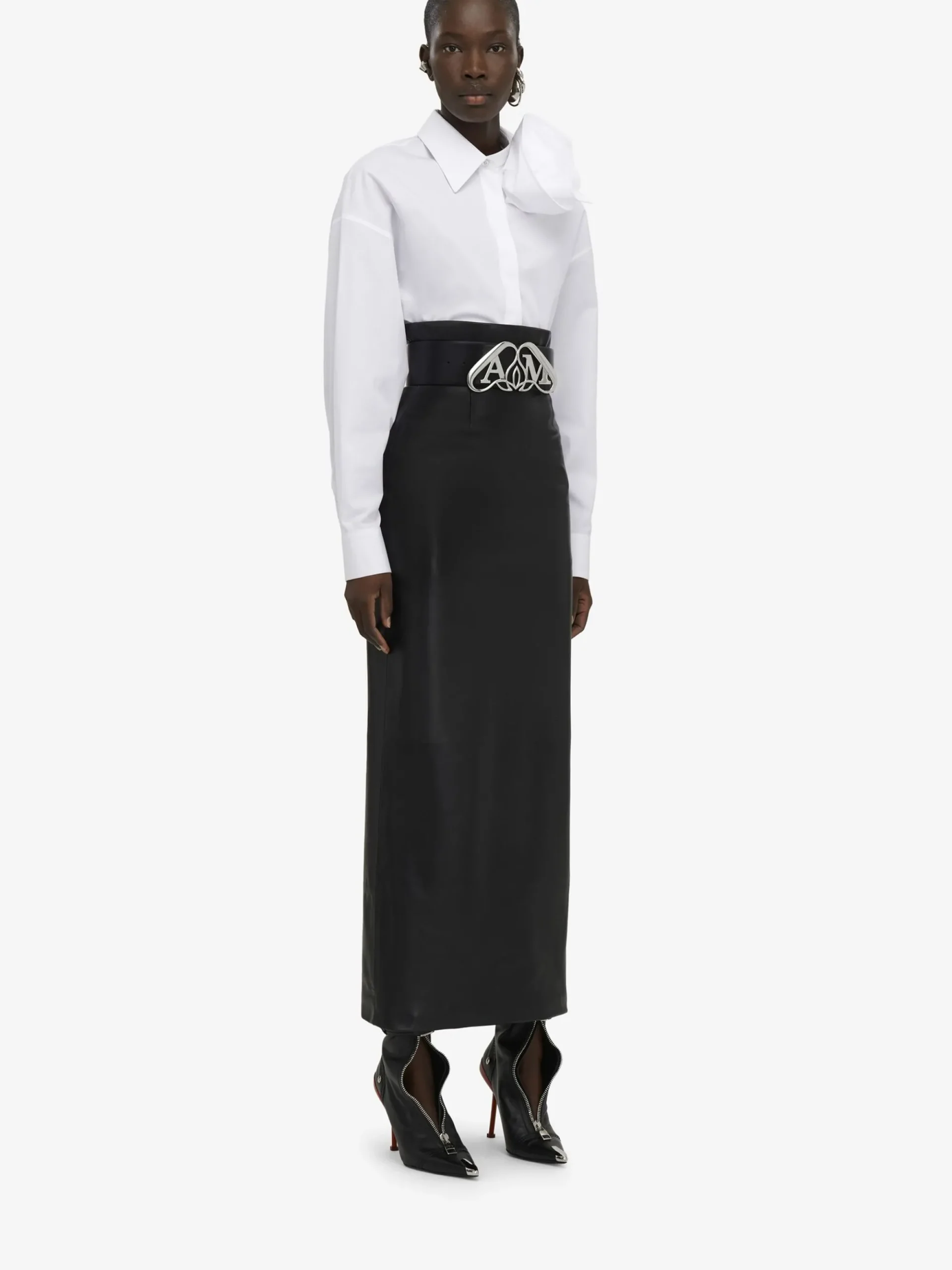 Women's Draped Orchid Shirt in >Alexander McQueen Discount