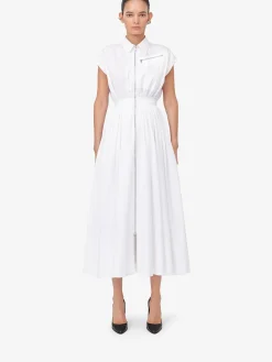 Women's Dropped Shoulder Shirt Dress in ><noscript><img width=