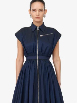 Women's Dropped Shoulder Shirt Dress in ><noscript><img width=