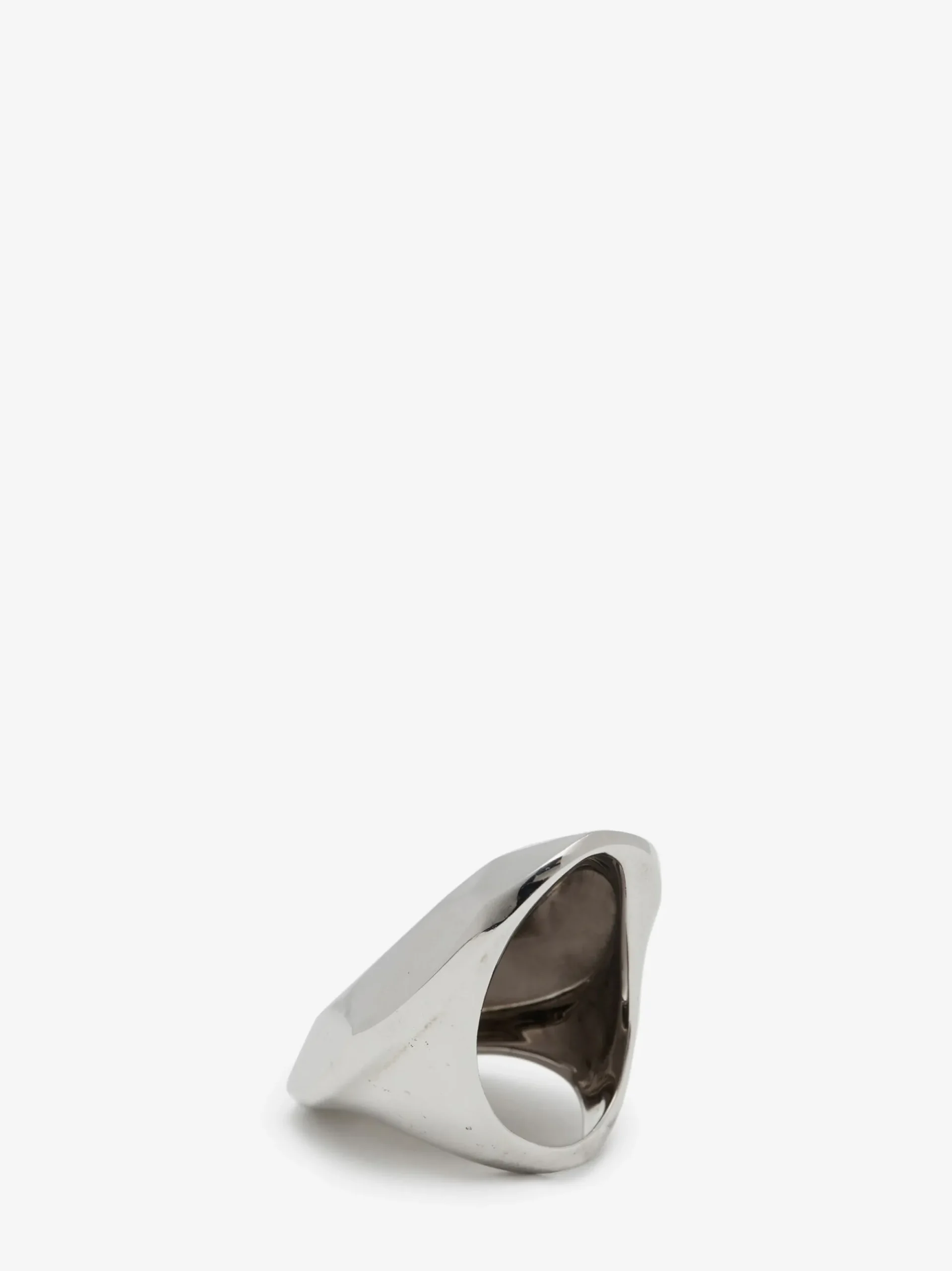Women's Elongated Faceted Ring in >Alexander McQueen Shop