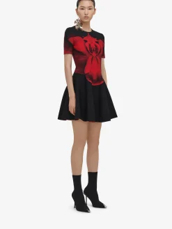 Women's Ethereal Orchid Mini Dress in ><noscript><img width=