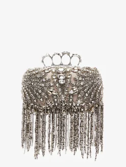 Women's Exploded Victorian Jewel Knuckle Clutch in ><noscript><img width=